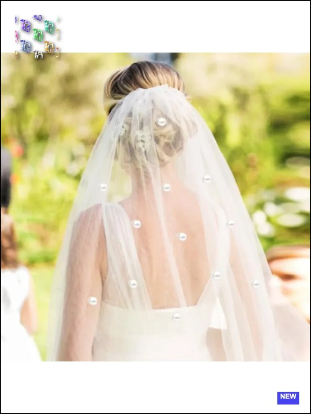 Double Sided Pearl Veil Weights 12 Pairs Hair Pins Outdoor Wedding